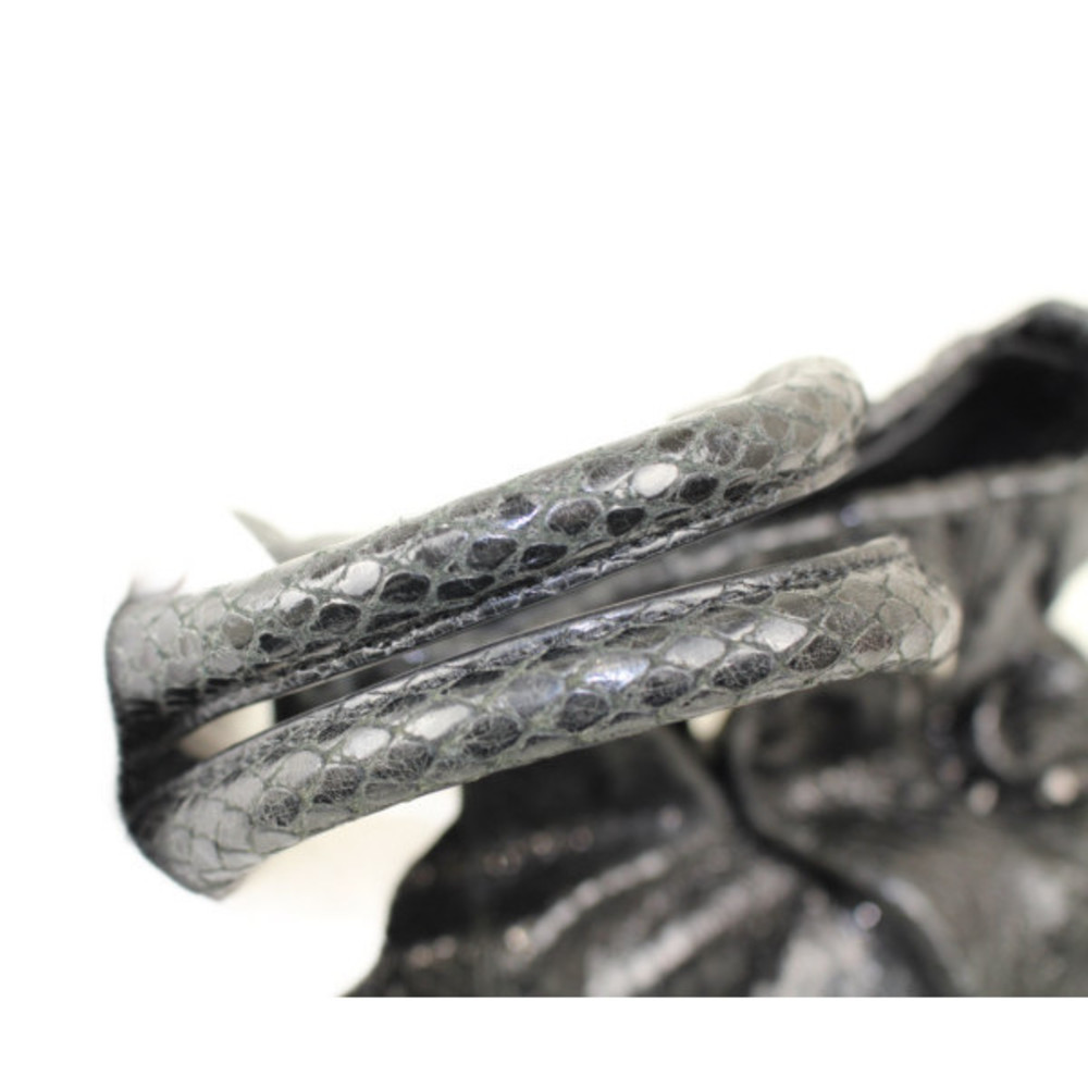 Celine Black Python Embossed Small Pillow - image 8